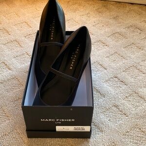 Marc Fisher Maryjane Black Loafers